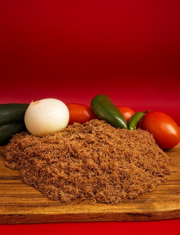 Machaca de res asada al carbón 1KG
